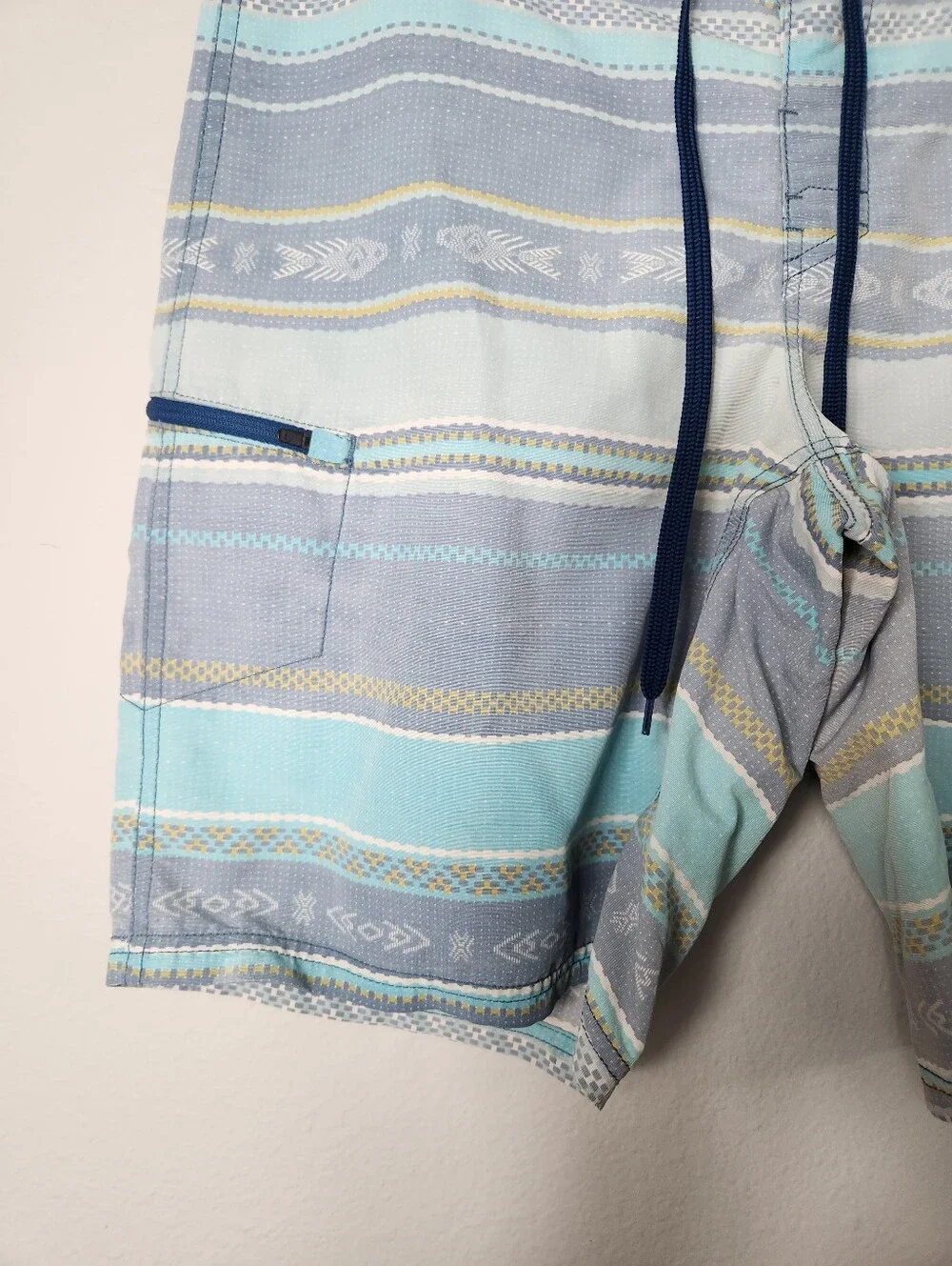 Toad&Co Mens |32| Blue Patterned Cetacean Trunk Board 9.5